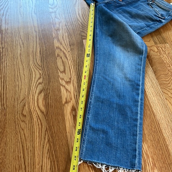 NWT Mother Pixie Dazzler Ankle Fray Beginner’s Luck Size 32 - Picture 12 of 16